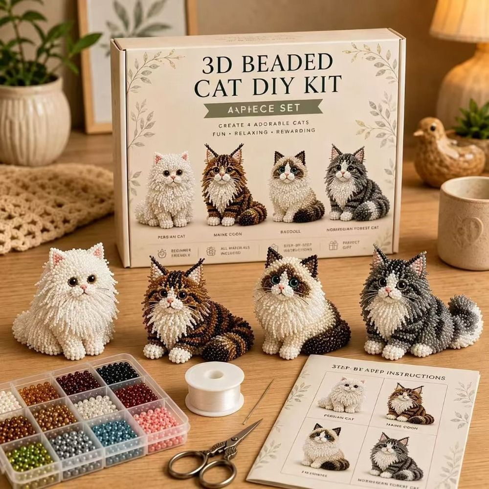 Kit de Bordado de Miçangas DIY - Embroidery Kit Set avaliação e preço