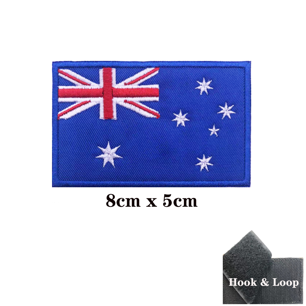 Bandeira australiana austrália - Embroidery In Australia avaliação e preço