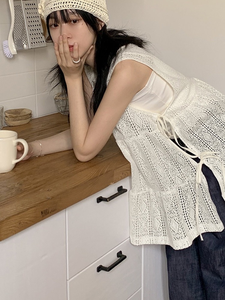 Colete Feminino Chique com Ren - Embroidery Vest avaliação e preço